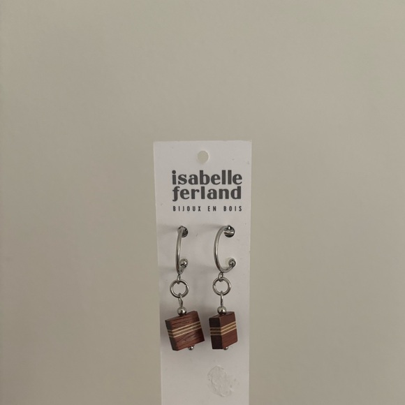 isabelle ferland Jewelry - Isabelle Ferland Minimalist Wooden Earrings